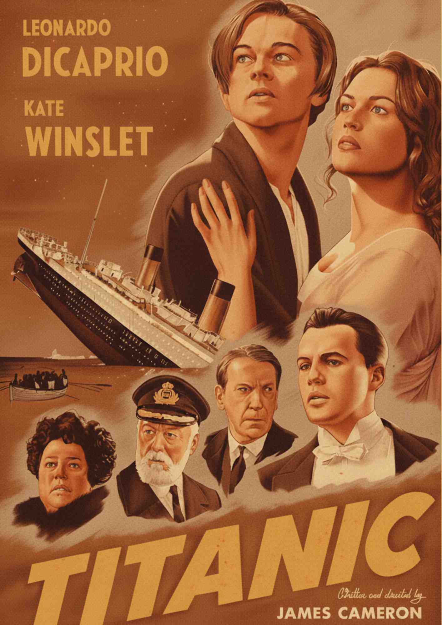 TITANIC - Leonardo Dicaprio Classic POSTER