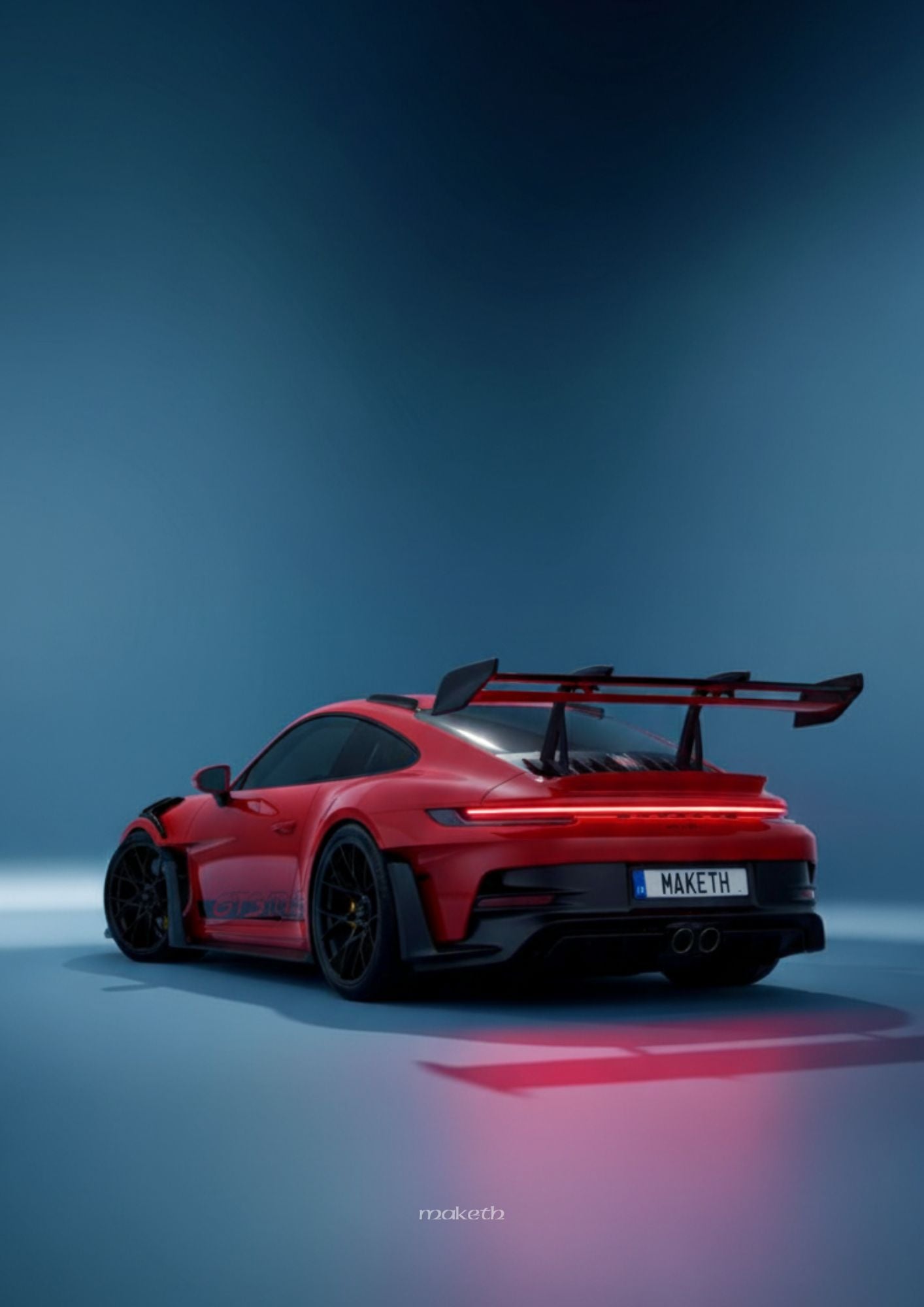 Porshe 992 GT3 rs - Poster