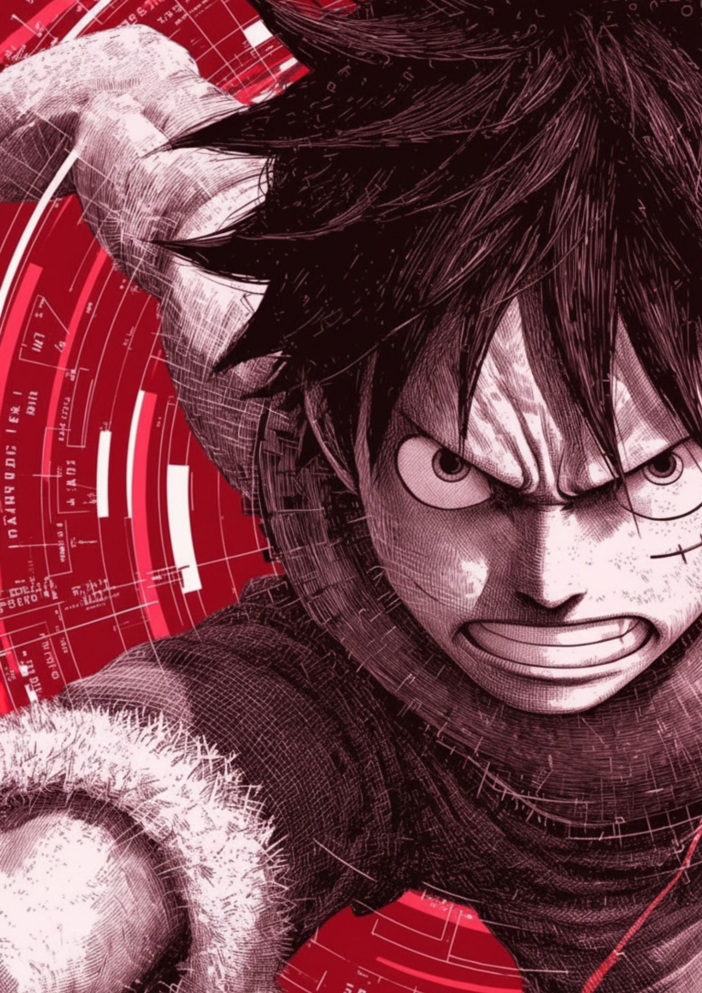 A Pirate's Resolve luffy - Poster