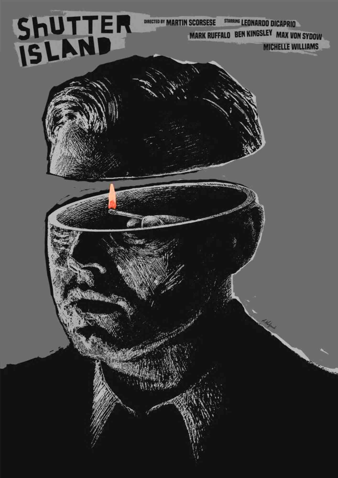 Shutter Island - Leonardo DiCaprio - Classic Poster