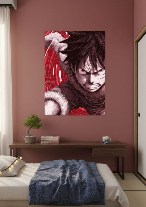 A Pirate's Resolve luffy - Poster