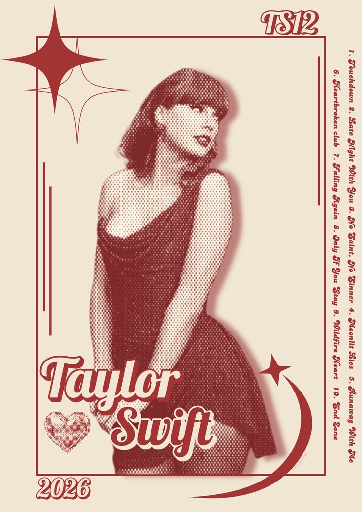 Taylor swift Retro - Poster