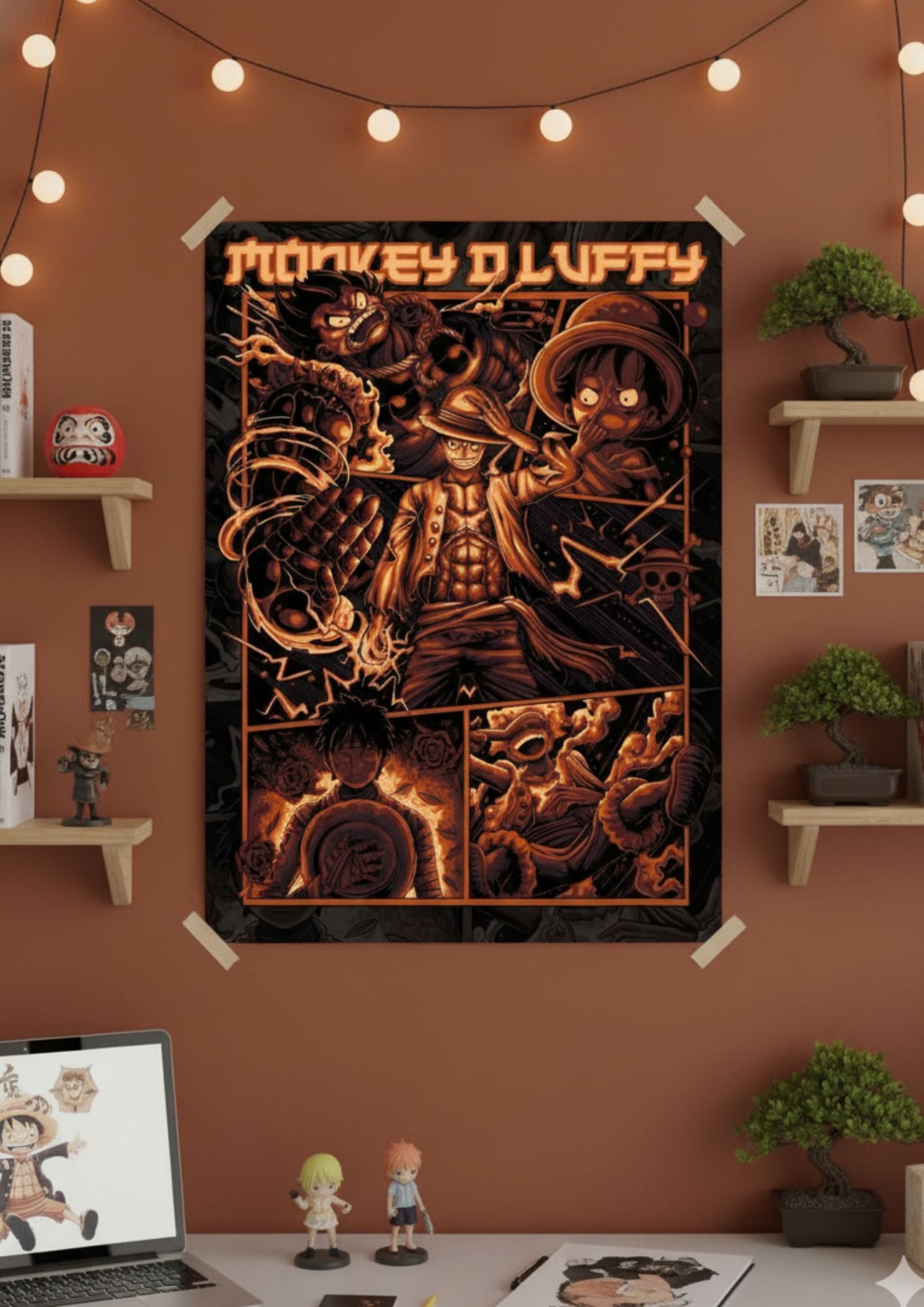 The Straw Hat Captain LUFFY Graphic - Poster